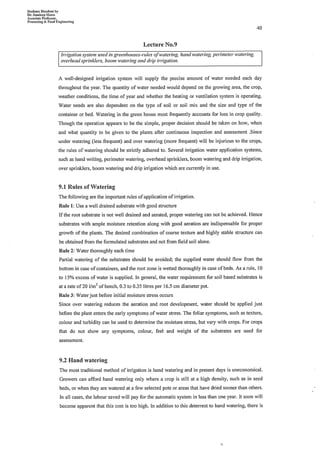 Comprehensive material on Protected cultivation and post-harvest technologies