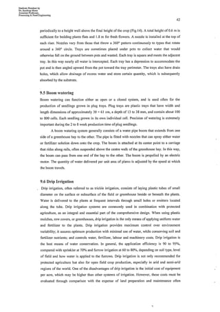 Comprehensive material on Protected cultivation and post-harvest technologies