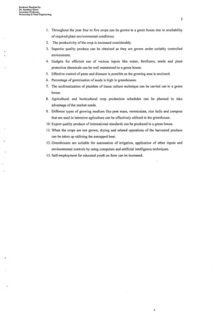 Comprehensive material on Protected cultivation and post-harvest technologies