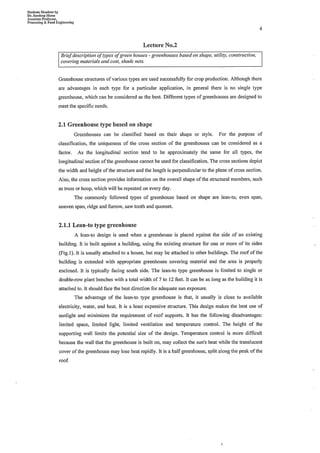 Comprehensive material on Protected cultivation and post-harvest technologies