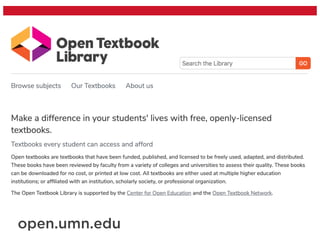 open.umn.edu
 