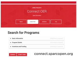 connect.sparcopen.org
 