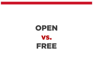 OPEN
vs.
FREE
#oer4equity
 