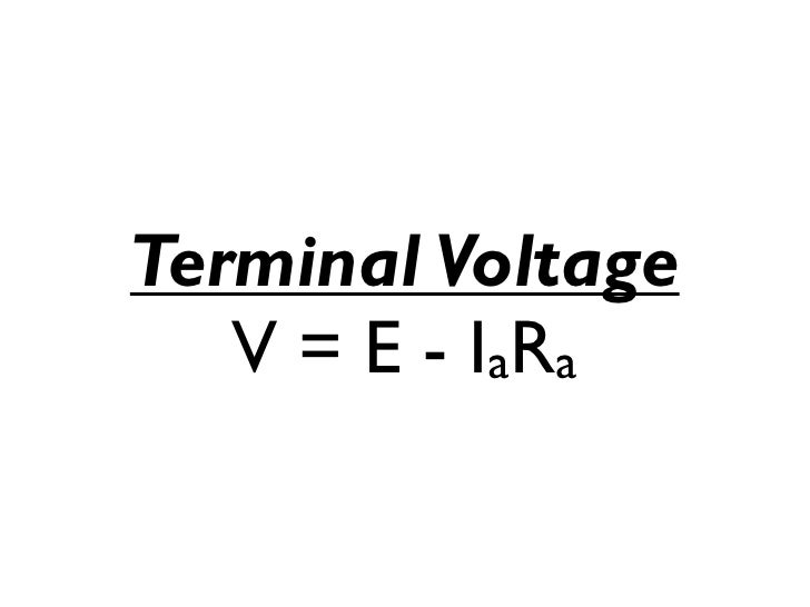 10.4.1 Terminal Voltage
