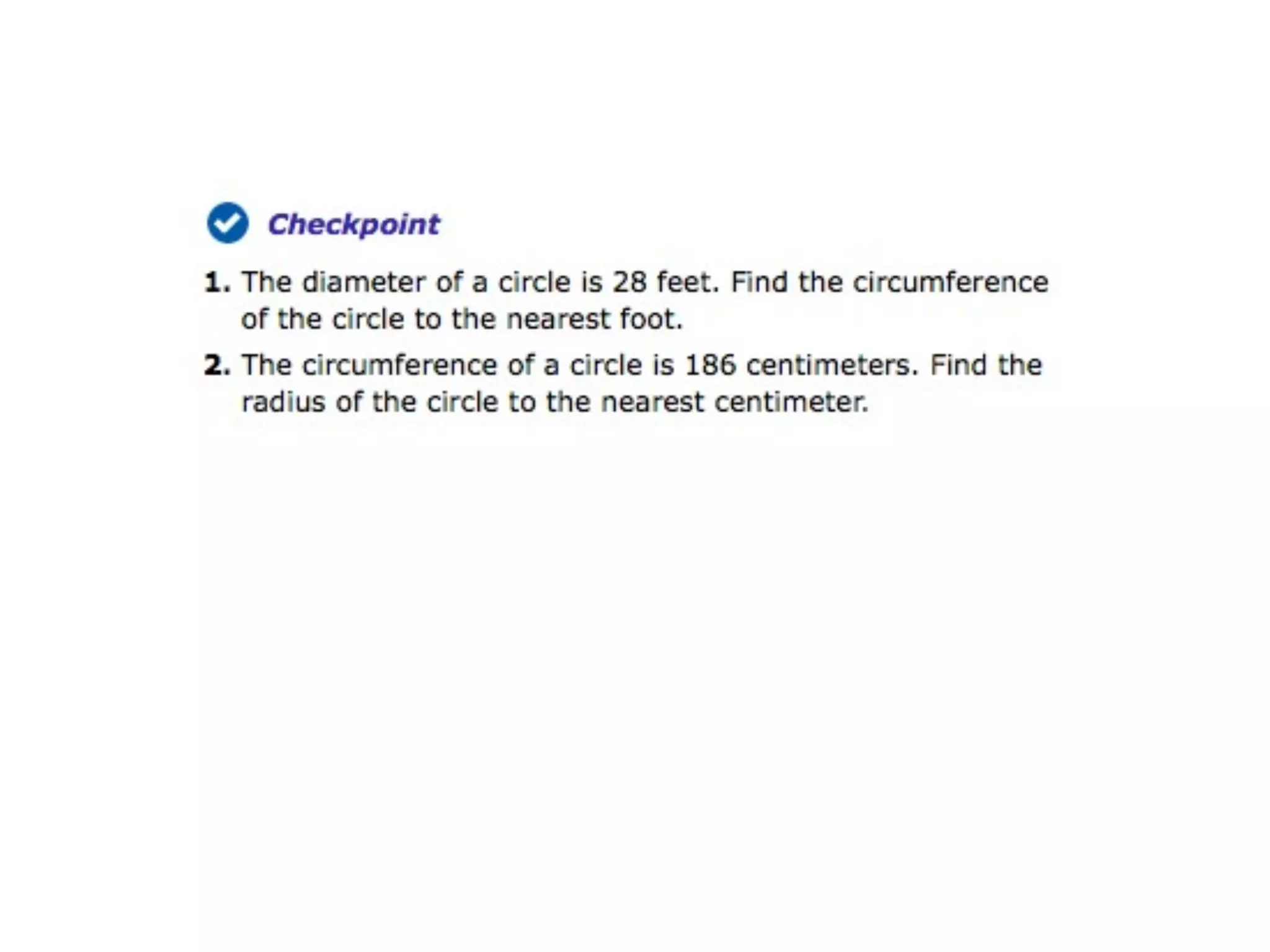 10.4 area and circumference of a circle