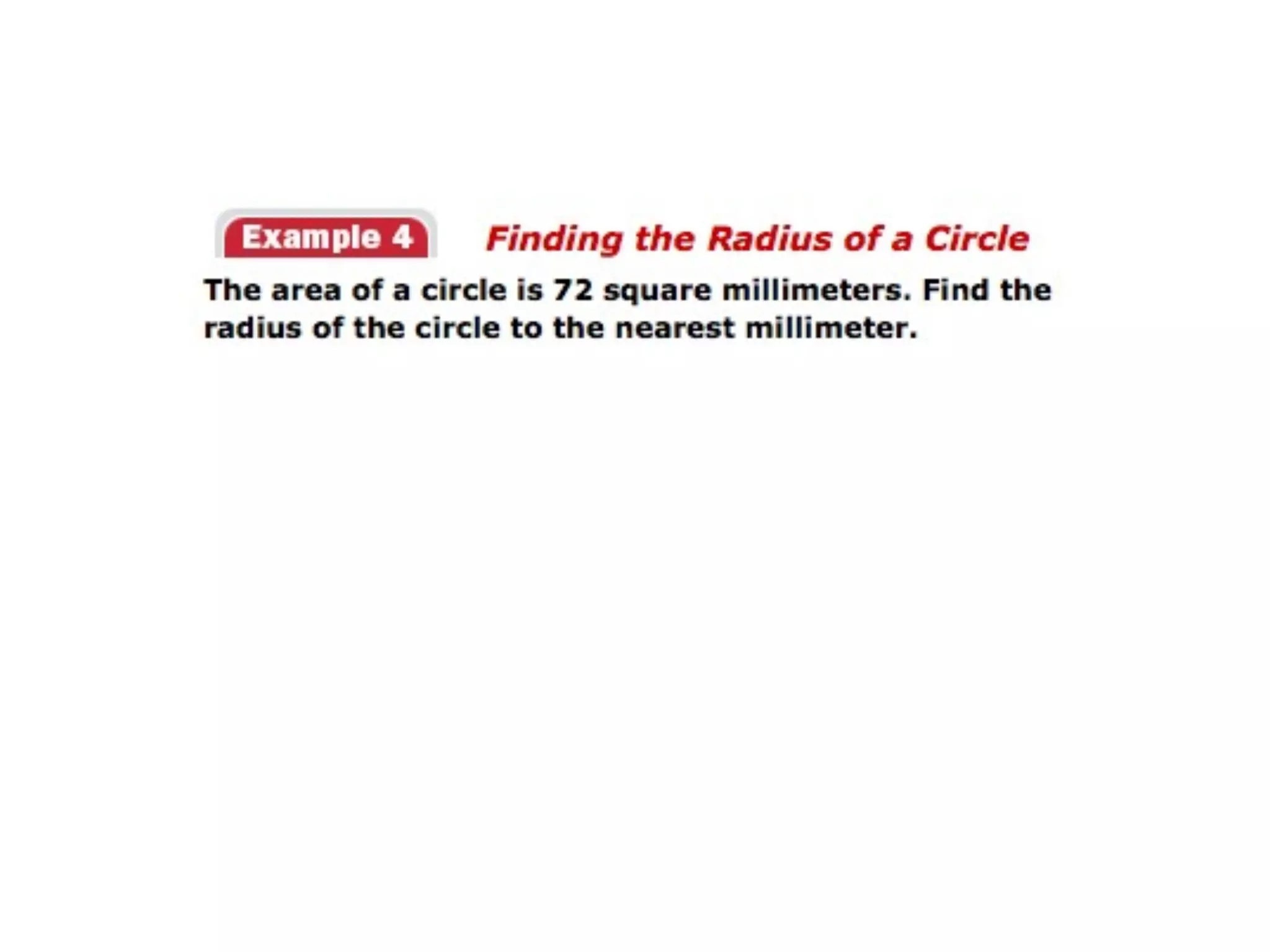 10.4 area and circumference of a circle