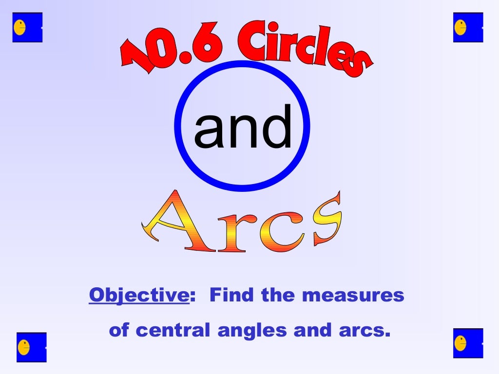 10.6 circles and arcs