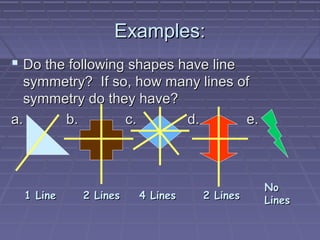 10 6 symmetry lesson | PPT