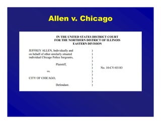 Allen v. Chicago
 