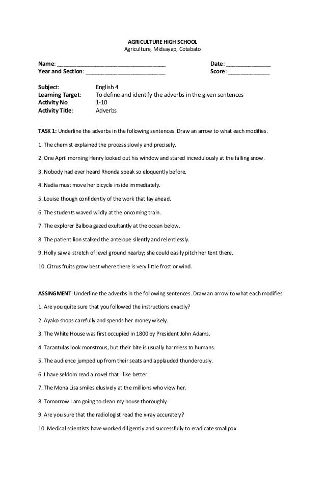 english worksheets