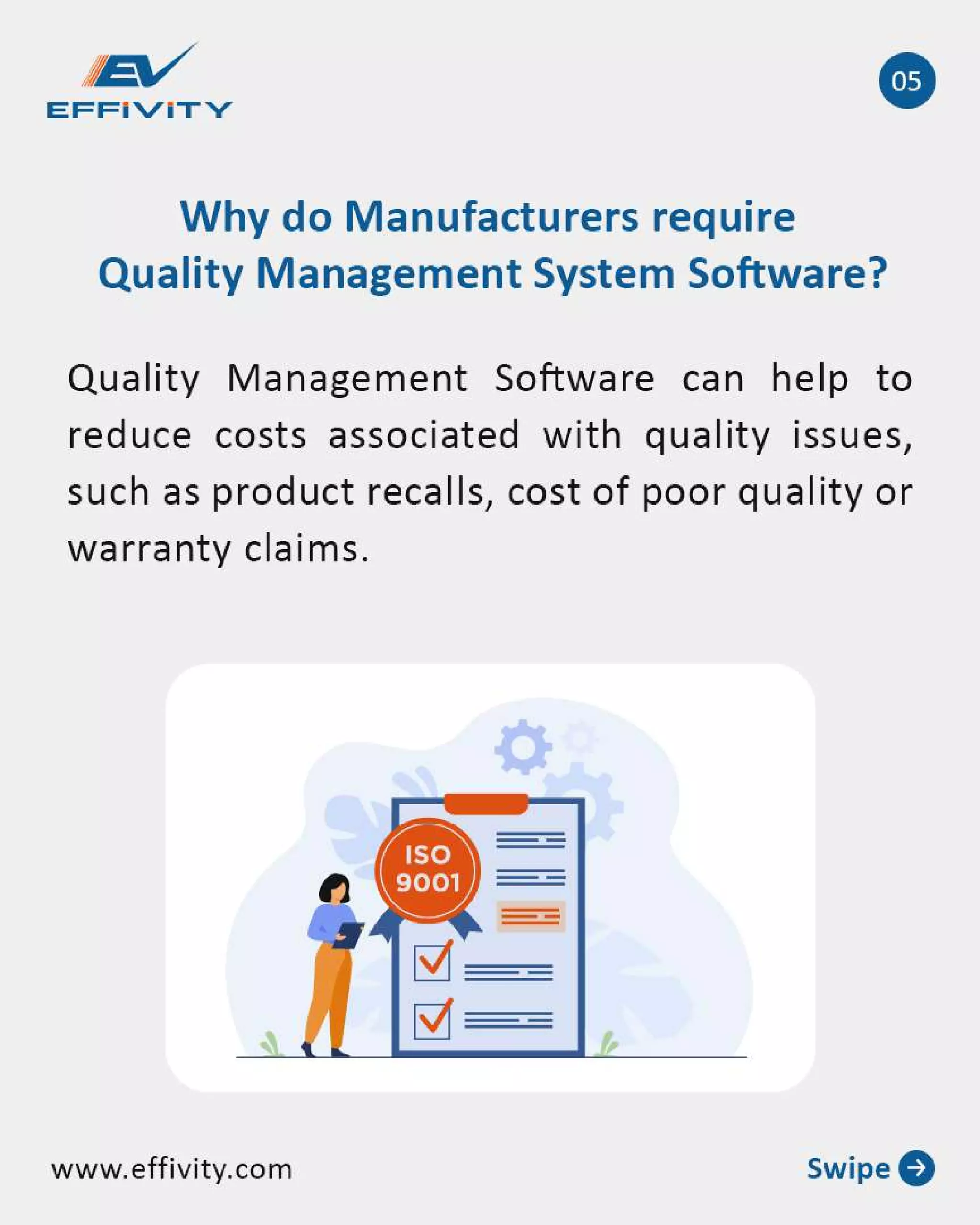 Use of QMS Software in Manufacturing Industry