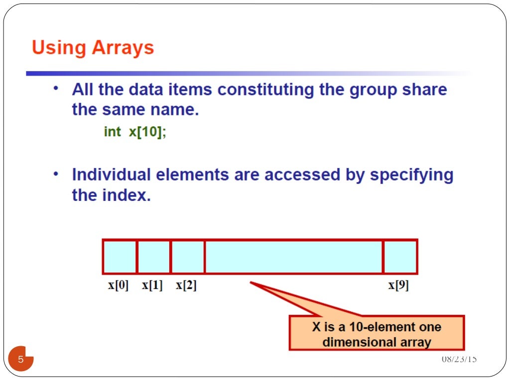10 array