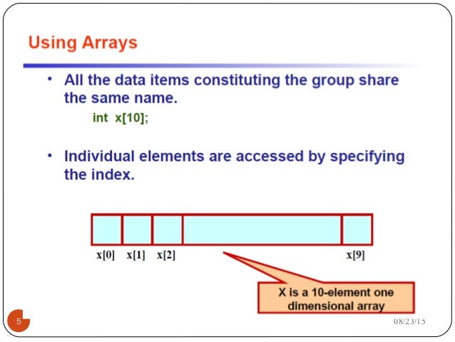 10 array