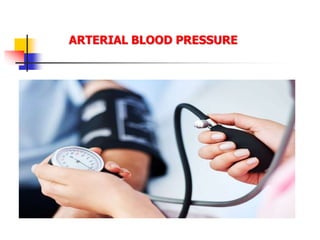 ARTERIAL BLOOD PRESSURE
 