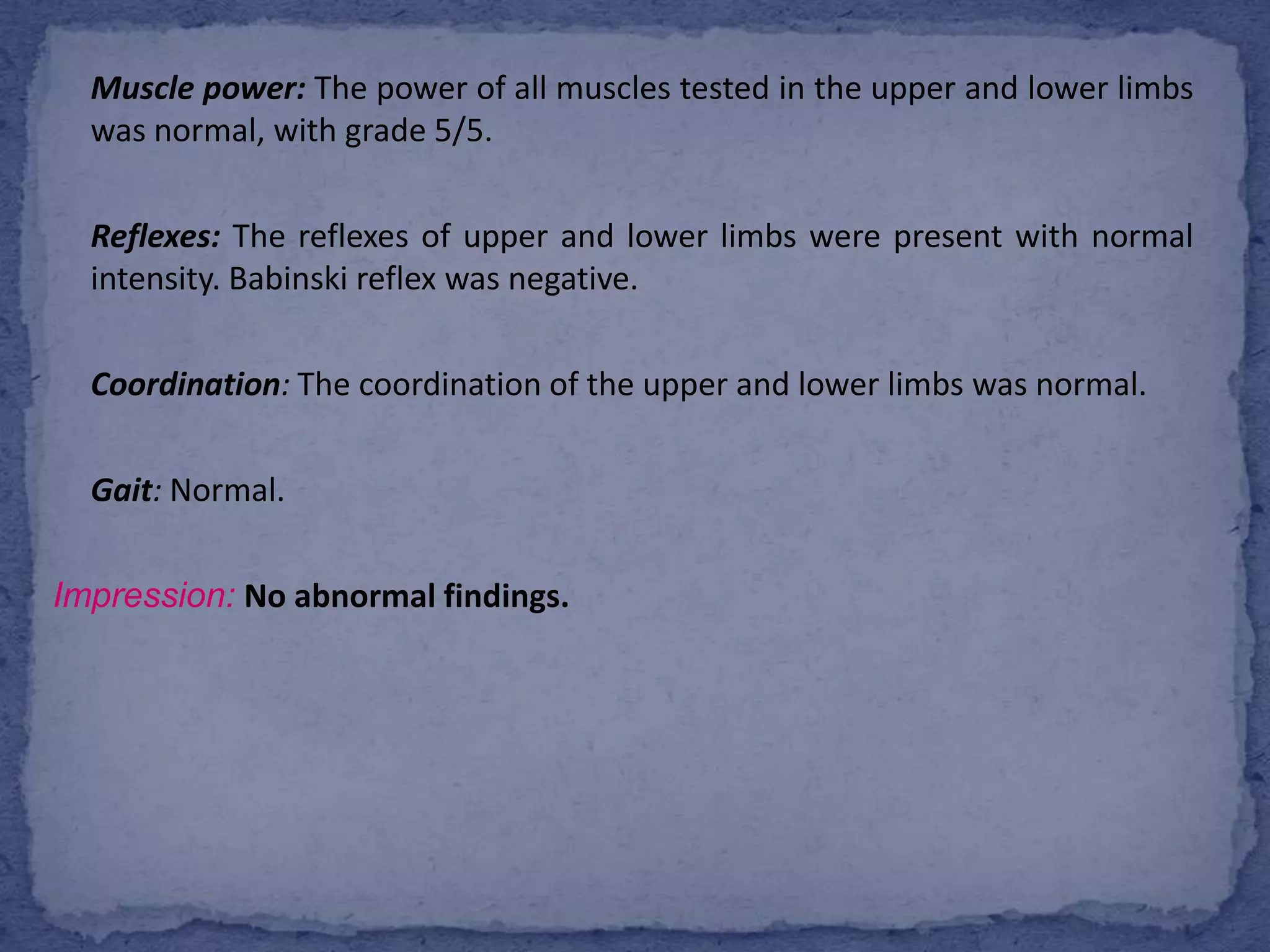 Other groups of Lymphnodes  (specify) – not palpableImpression: Infection causing enlarged lymph node.