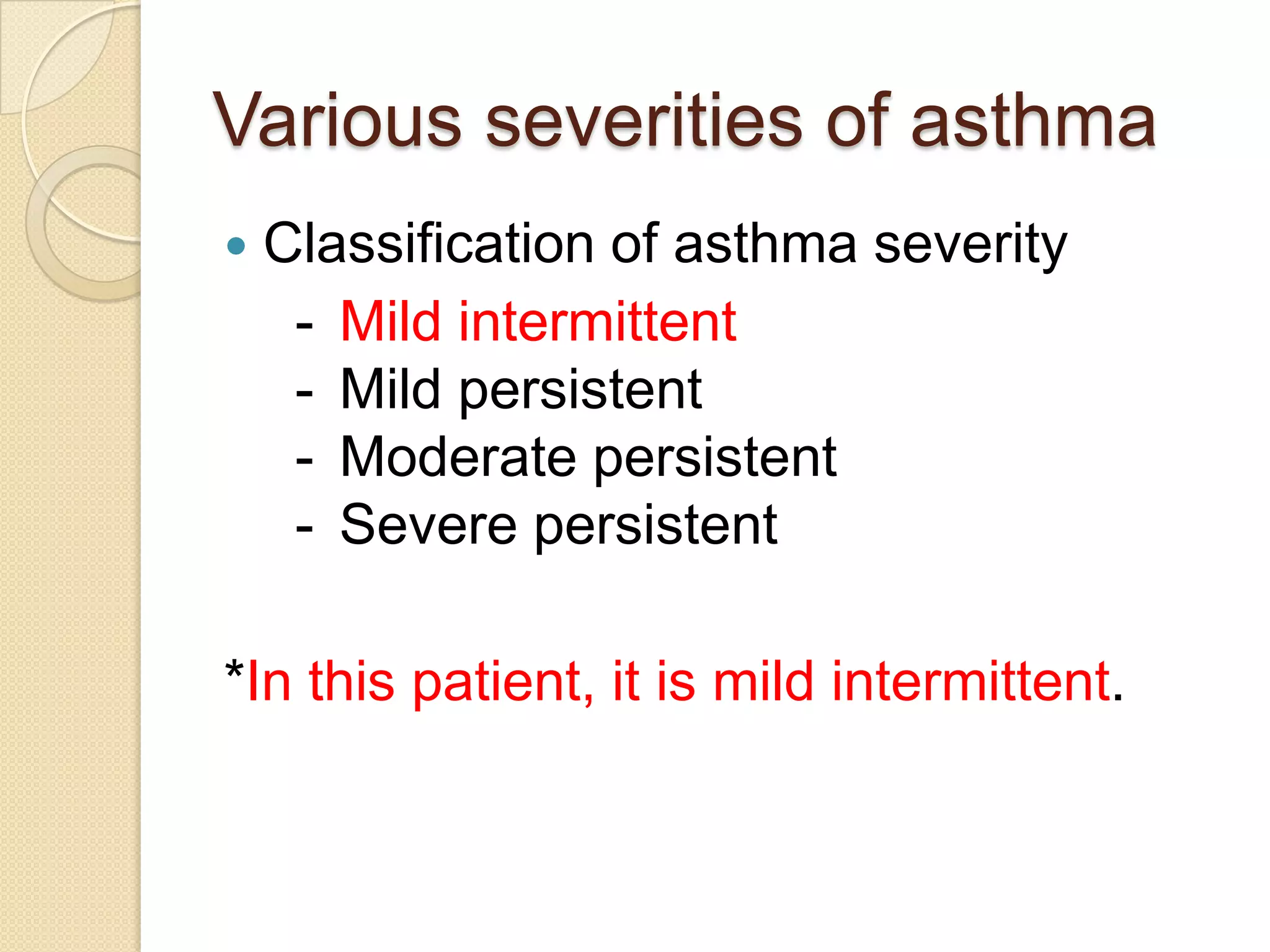 Airway hyper-     responsivenessGender