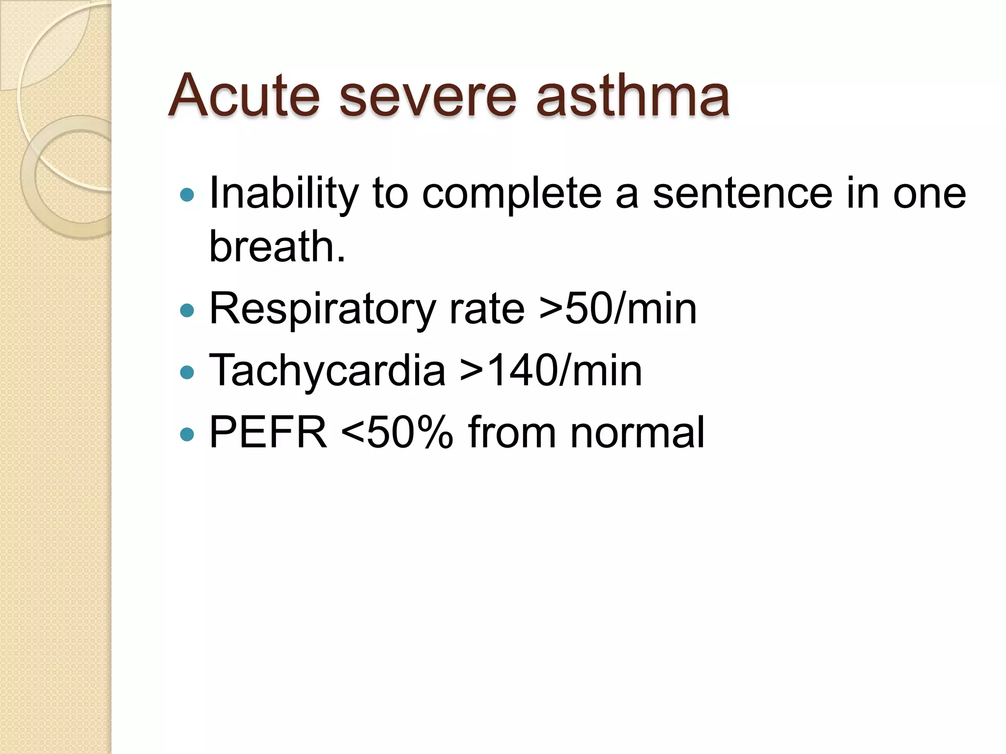 CLINICAL FEATURESCough