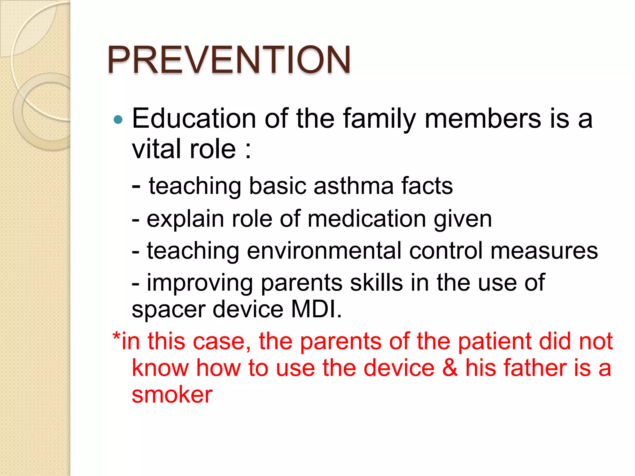 Wheezing sound of breath