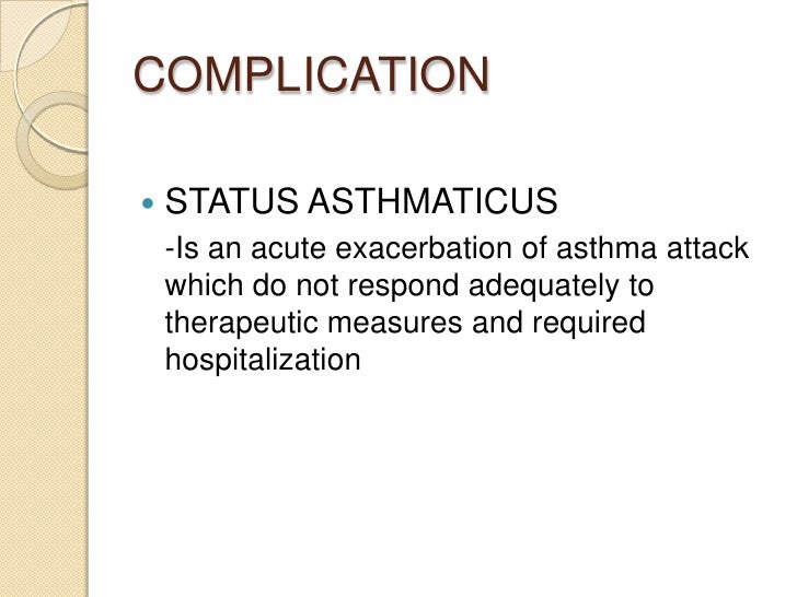 case study on status asthmaticus case study on status asthmaticus