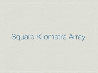 Square Kilometre Array
 