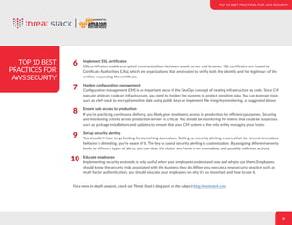 Top 10 Best Practices for Enhancing AWS Cloud Security Posture | PDF