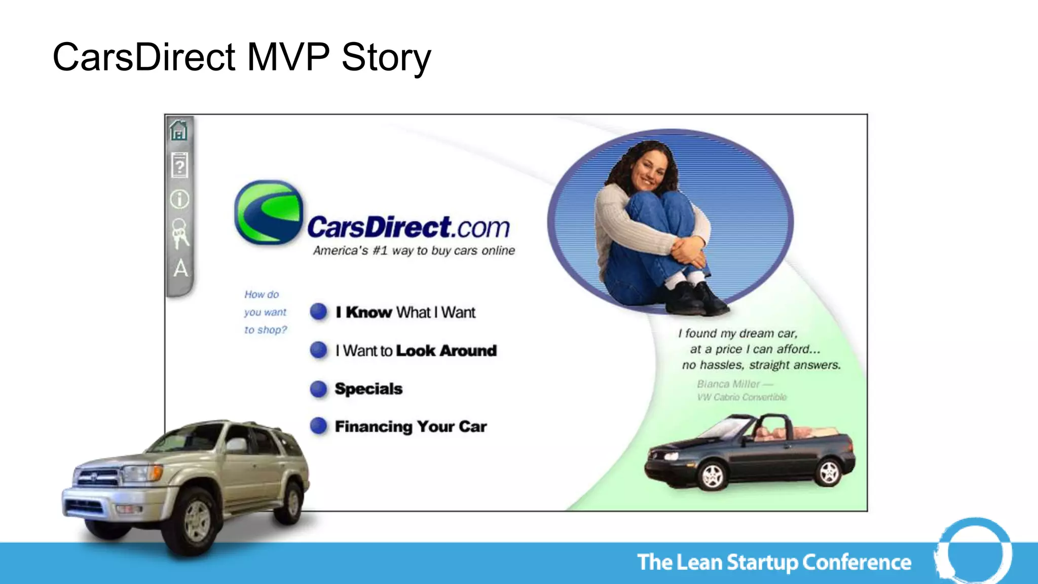 CarsDirect MVP Story