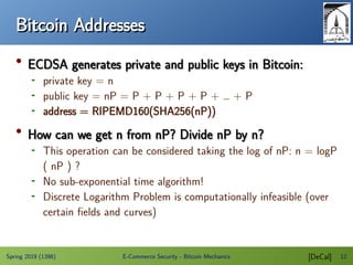 Bitcoin Mechanics | PDF