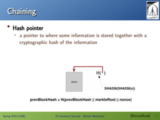 Bitcoin Mechanics | PDF