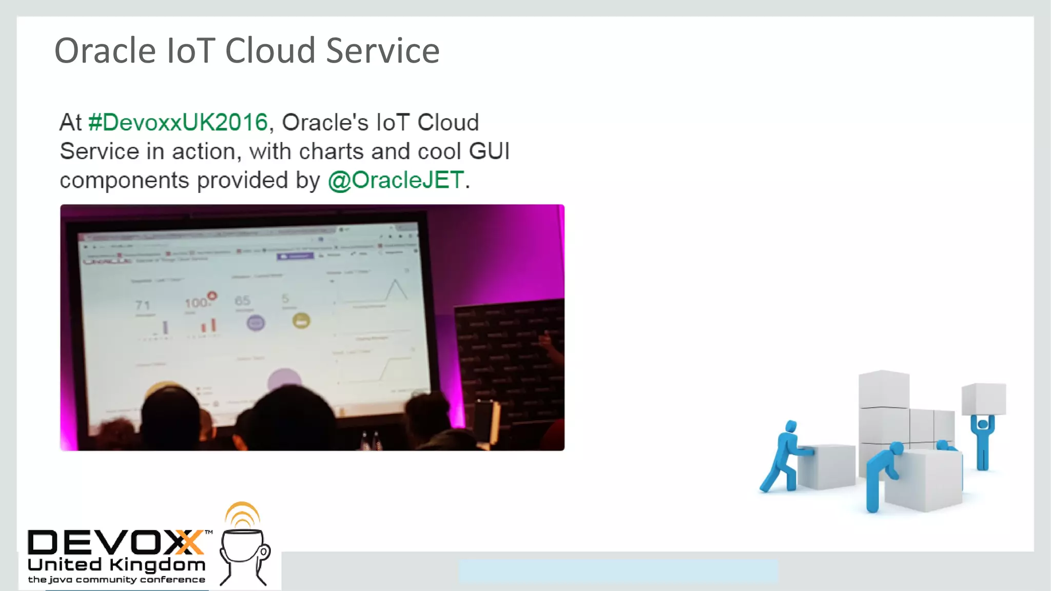 Copyright © 2014, Oracle and/or its affiliates. All rights reserved.
Oracle IoT Cloud Service
 