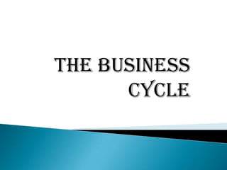The Business
Cycle
 