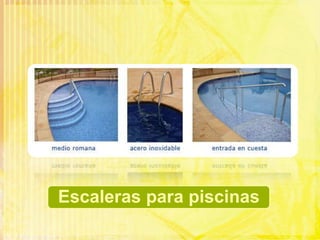 Es la que se construye en base a un poste vertical que sirve de eje a la hélice que conforma la sucesión de peldaños.