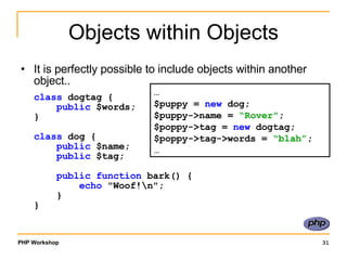 Class and Objects in PHP | PPT