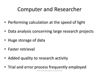 10.computer technology in Research | PDF