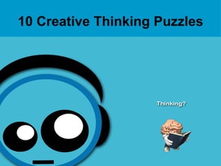 10 Creative Thinking   Puzzles 