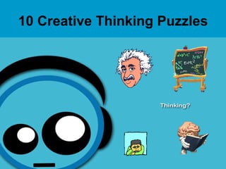 10 Creative Thinking   Puzzles 