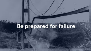 Source: Wikipedia
Be prepared for failure