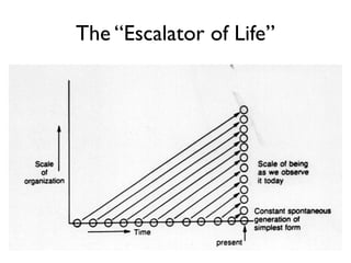 The “Escalator of Life”
 