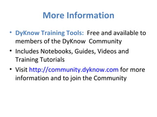 Securely Dyknow 10 Days to DyKnow | PPT