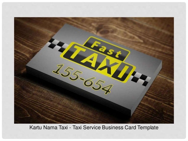 Contoh Kartu Nama Driver - Zentoh