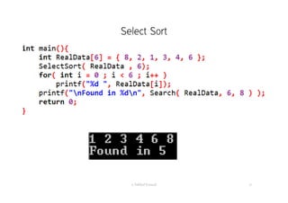 Select Sort
อ. กิตตินันท์ น้1อยมณี 51
 