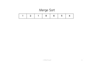 Merge Sort
อ. กิตตินันท์ น้1อยมณี 53
1 2 1 8 6 5 4
 