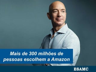 Mais de 300 milhões de
pessoas escolhem a Amazon
 