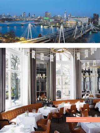 www.corinthia.com/london
 
