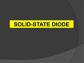 SOLID-STATE DIODE
 