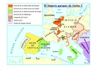 El Imperio europeo de Carlos I
 