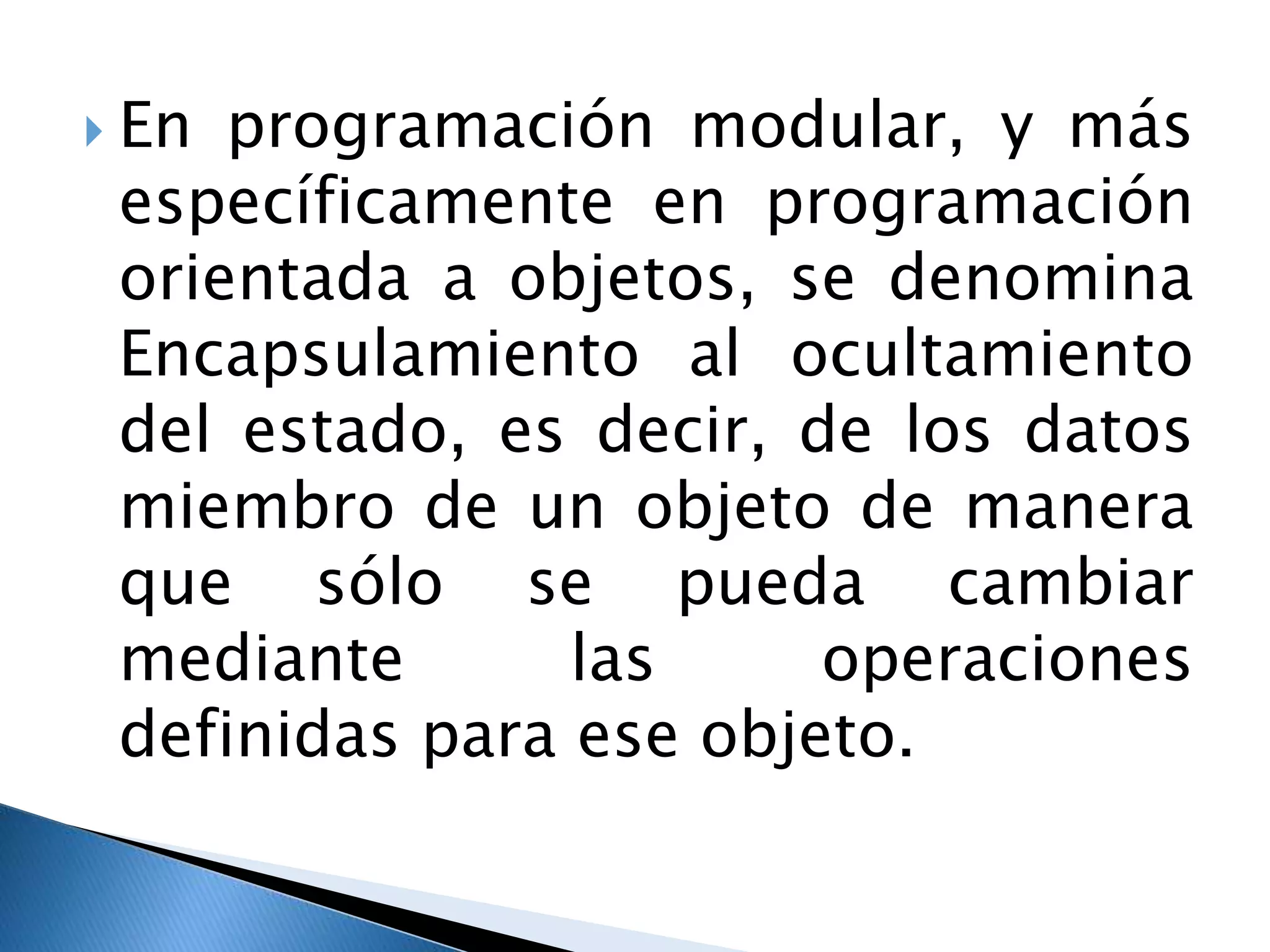 encapsulamiento | PPT
