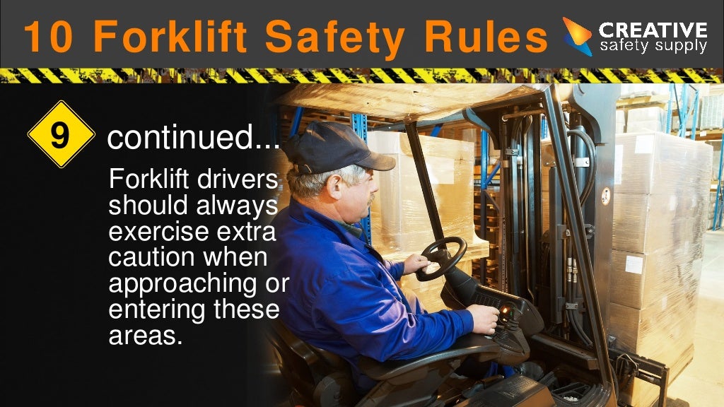 10 Forklift Safety Rules A Review