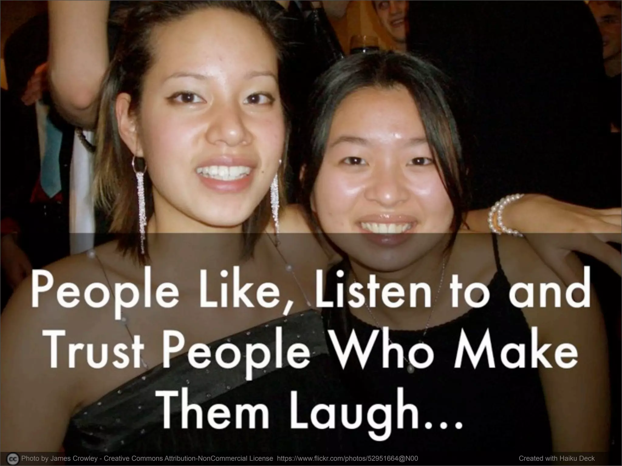 Photo by James Crowley - Creative Commons Attribution-NonCommercial License https://www.flickr.com/photos/52951664@N00 Created with Haiku Deck 
 