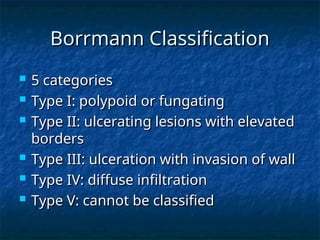 Boreman Classification 10-gastric cancer 18-04-24.ppt lectures medicine | PPT