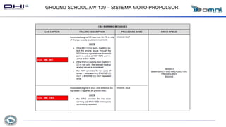 GROUND SCHOOL AW-139 – SISTEMA MOTO-PROPULSOR
 